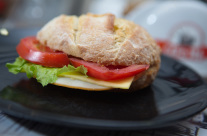 Mini sandwich γαλοπούλα