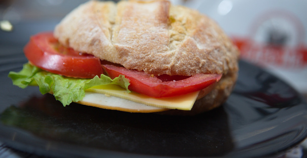 Mini sandwich γαλοπούλα