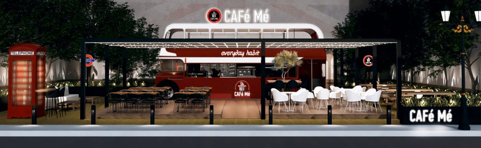 Red Bus: Η νέα 2όροφη καντίνα των CAFe Me